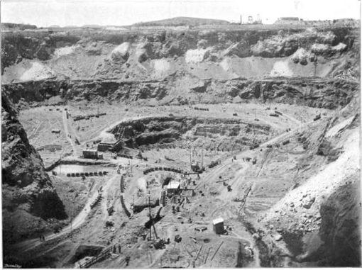 Прииск Premier Mine в 1903 году