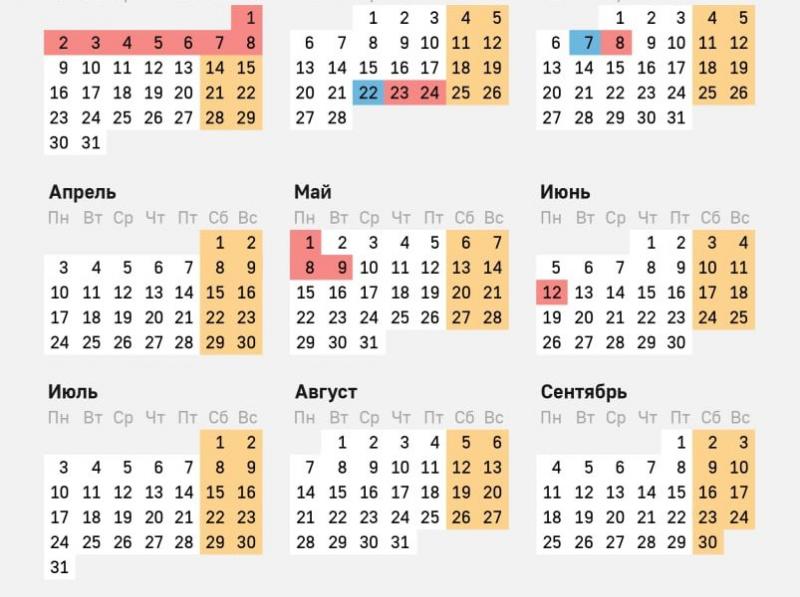 Какой производственный календарь утвержден на 2023 год: 15 фактов о рабочих и выходных днях, которые нужно знать