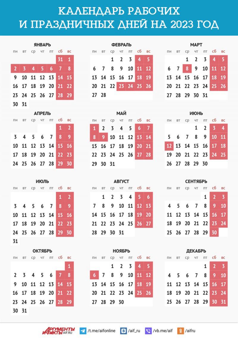 Утверждённый календарь на 2023: как распланировать выходные и отпуск